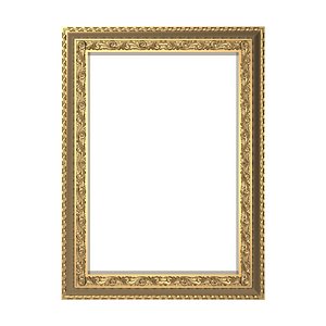 carved frame 3D model