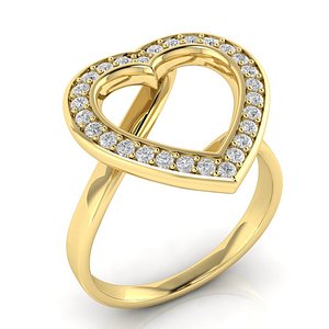 heart cluster halo ring model