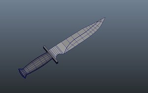 combat knife obj free