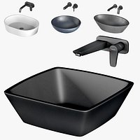 Corian sinks with Hansgrohe mixers