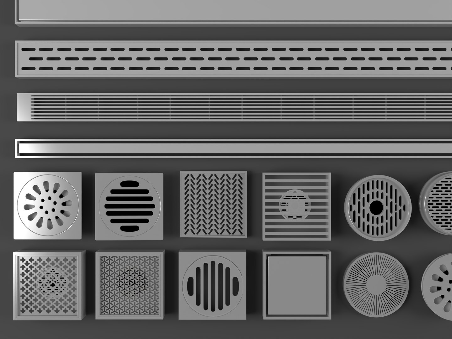 3D Floor Drain Series model https://p.turbosquid.com/ts-thumb/6H/PBS3ZY/vB/floordrain7/png/1782912331/1920x1080/fit_q87/845cea393deba672f4b116cbcb71e7e8596d0d18/floordrain7.jpg