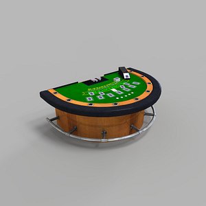 blackjack table casino 3d