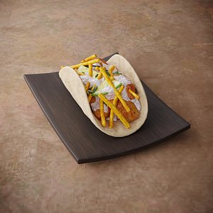 taco mexican 3D model