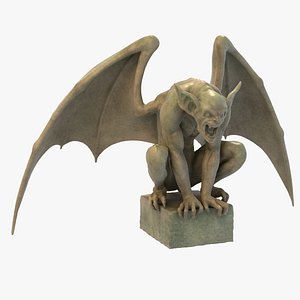 Stone Gargoyle Statue
