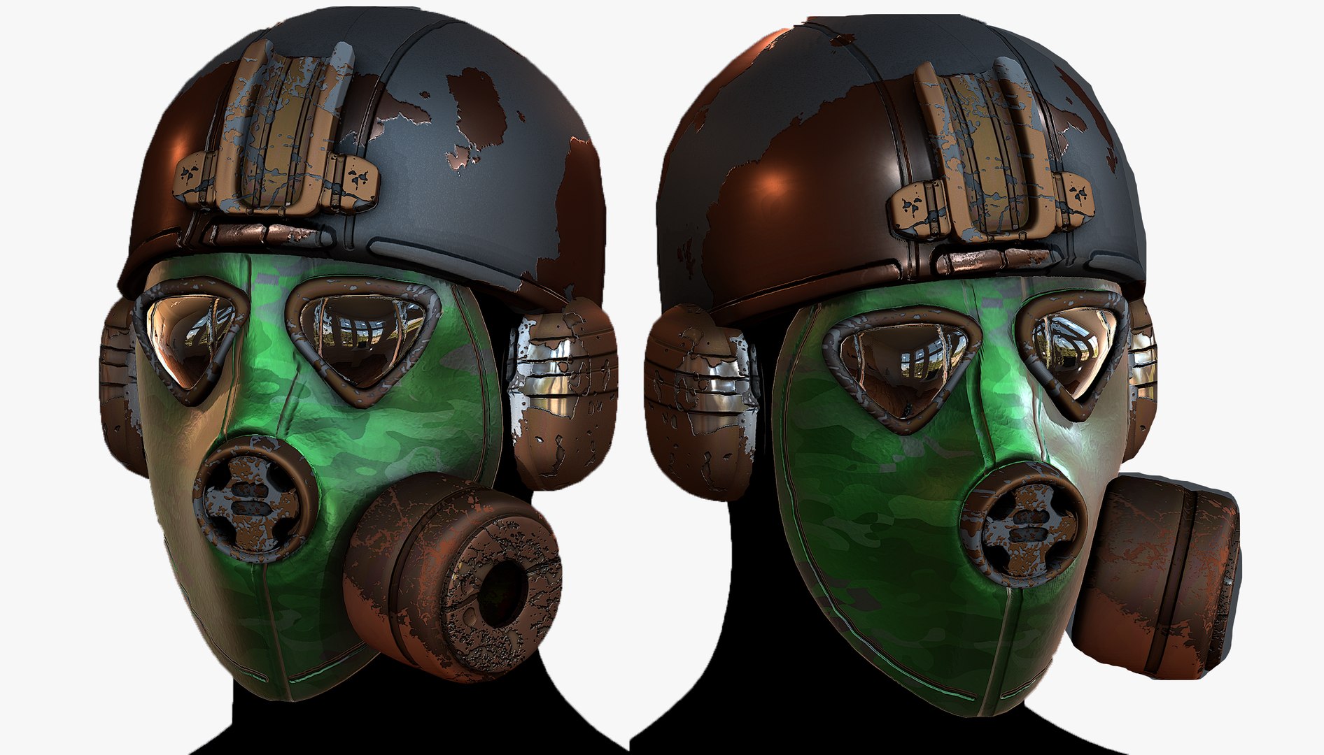 Gas mask 3D - TurboSquid 1689076