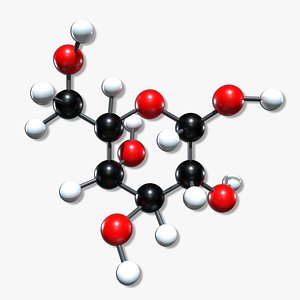 3D Glucose Molecule