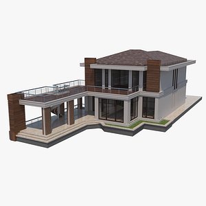 Villa With Separate Rooms