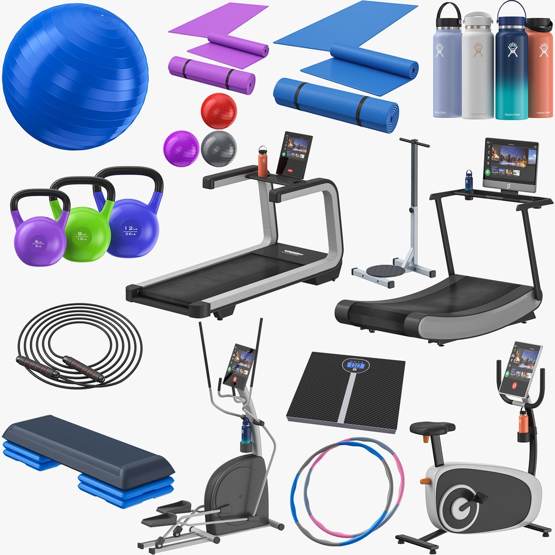 3D Gym Collection https://p.turbosquid.com/ts-thumb/6H/VMBxAh/XB/allfitnesscoll1/png/1627727791/1920x1080/fit_q87/b358d51ecbe357bc71d5c941cd04691e7a2f5a3b/allfitnesscoll1.jpg