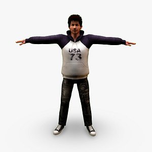 Animated Game Character