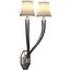 3D Ruhlmann Art Deco Double Metal Wall Sconce lamp 3D model