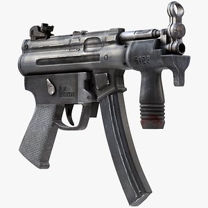assault rifle 3d obj