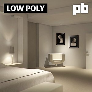 3d bedroom pack model