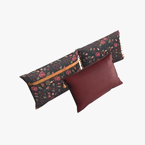 3D Medieval Bed Pillow 10