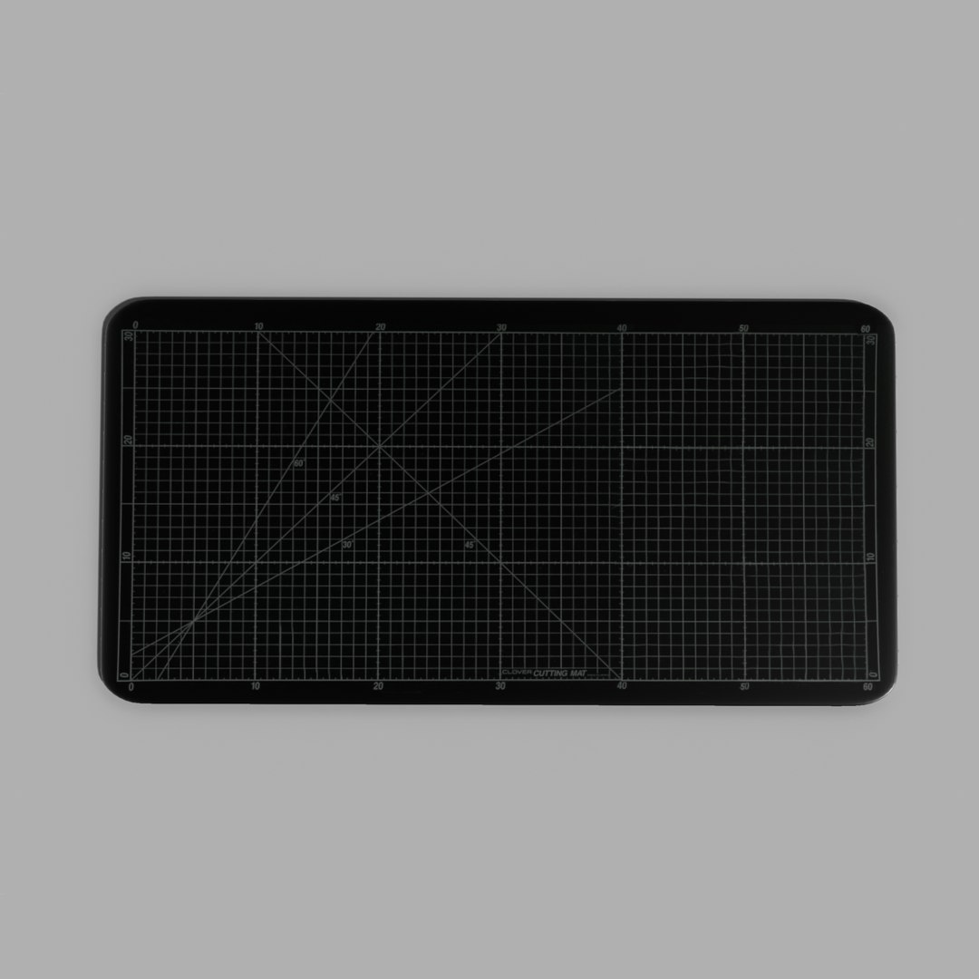 Black Cutting Mat Obj