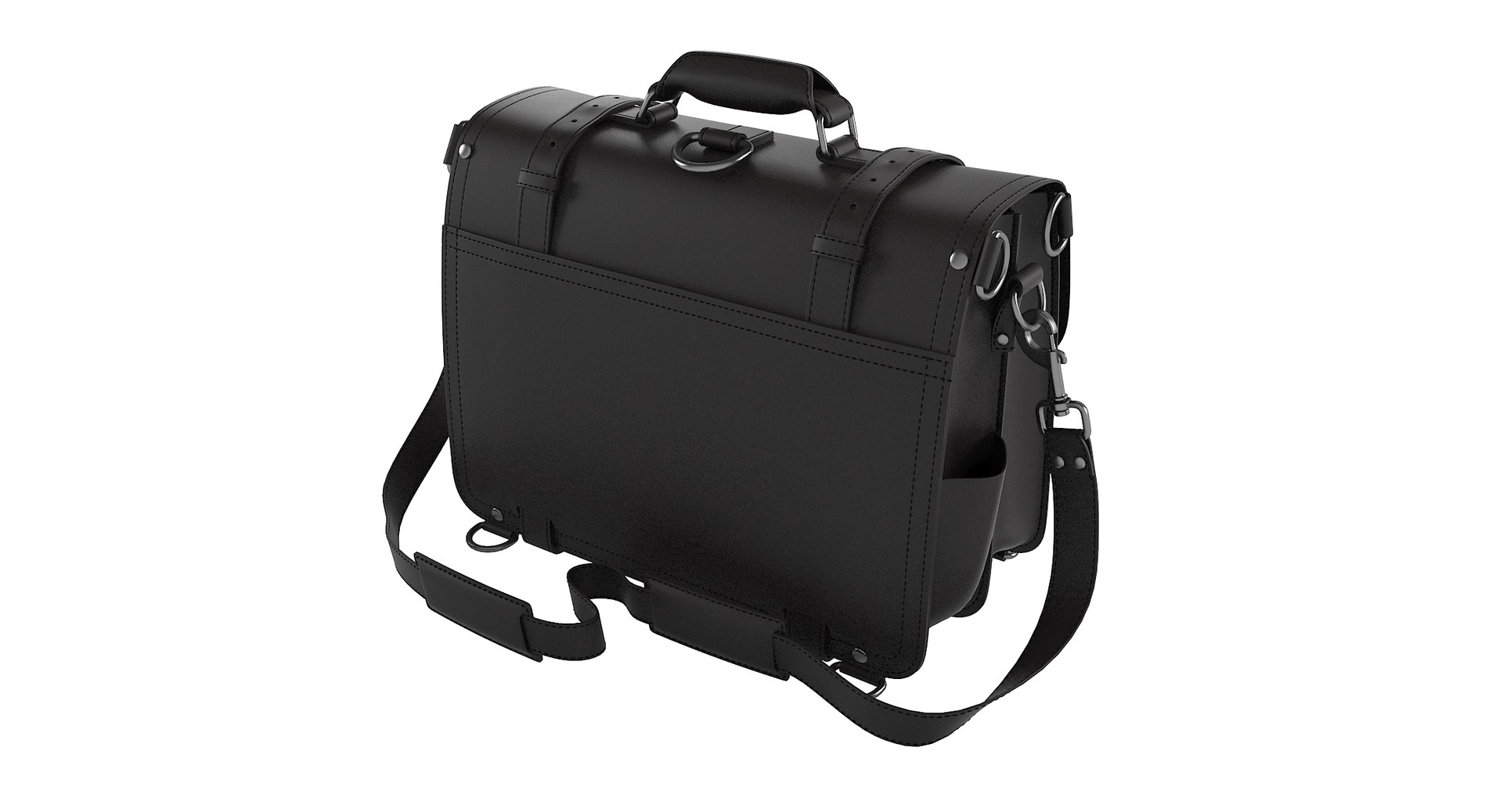 3D saddleback leather classic briefcase model TurboSquid 1328354