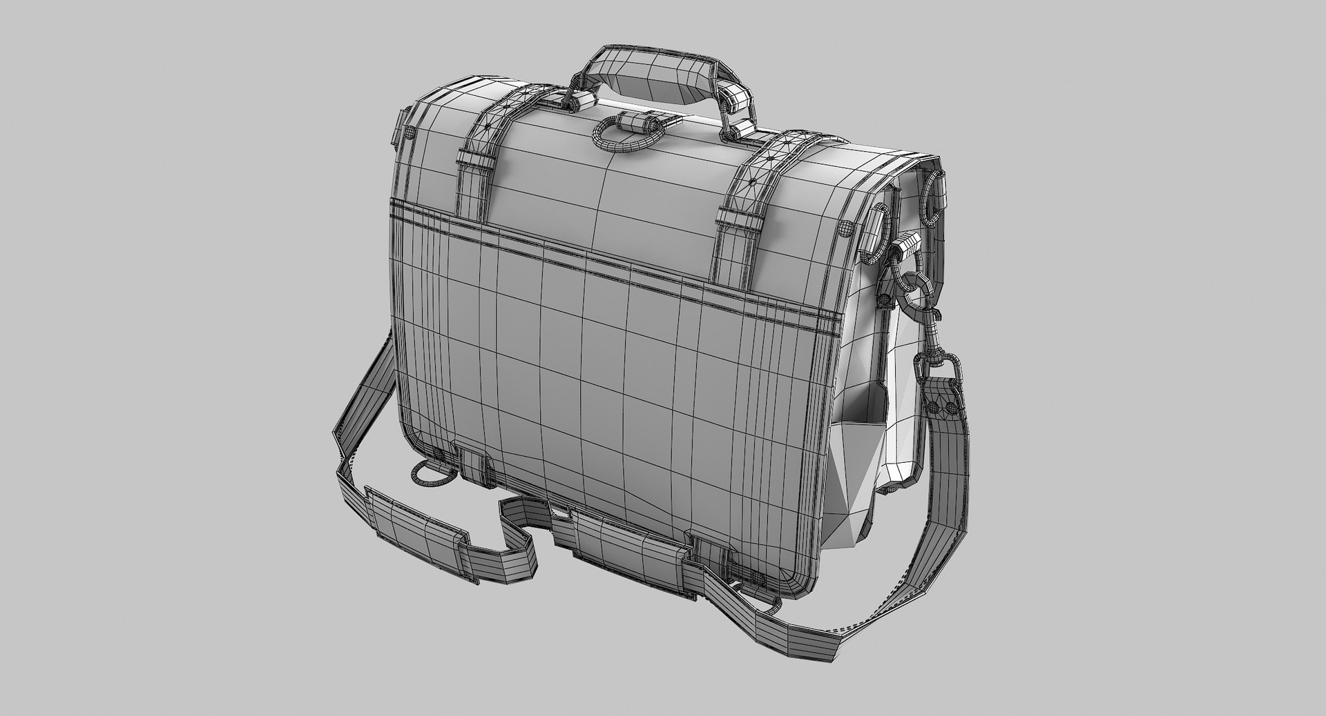 3D saddleback leather classic briefcase model TurboSquid 1328354