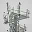 3D cellular tower site model