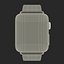 Apple Watch 38mm Gold Case with Midnight Blue Modern Buckle 2 3D Model