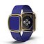 Apple Watch 38mm Gold Case with Midnight Blue Modern Buckle 2 3D Model