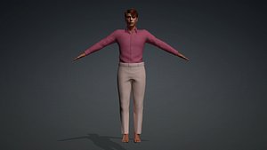3D CHARACTER MAN MALE 3D model