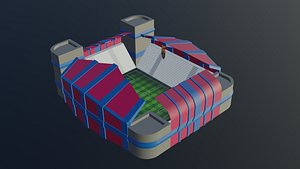 Football Stadium - FC Barcelona model