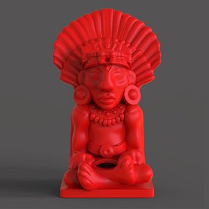 Mayan Statue 3D model