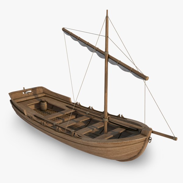 Легкая гребная шлюпка 5. Boat 3d model Баркас. Средневековая шлюпка 1/72 такелаж. Гребно-парусная шлюпка Вельбот. Модель шлюпки.