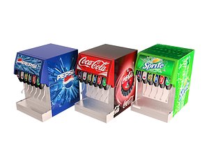 3d soda dispenser carbonated drinks