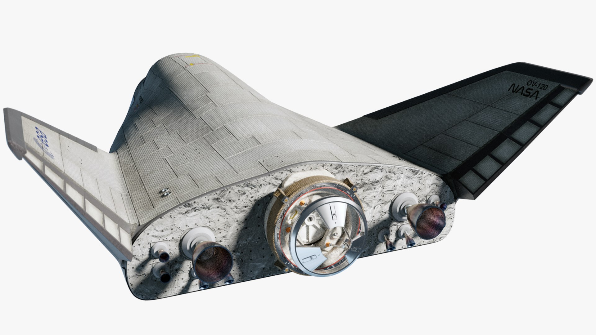 space shuttle 3D model https://p.turbosquid.com/ts-thumb/6H/y9DpuE/VbVBcgj8/render2/jpg/1527463507/1920x1080/fit_q87/feba7aafcc265e8b8521fb3cfeb2bdea1368845e/render2.jpg
