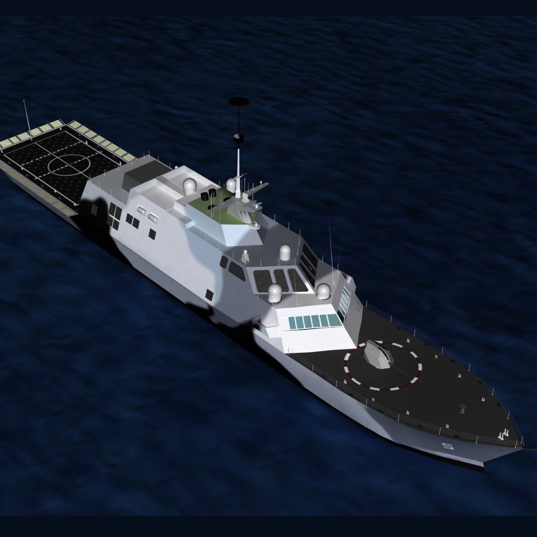 3D Freedom Class Blk 1 LCS-5 USS Milwaukee - TurboSquid 1920053