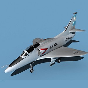 Douglas TA-4M Skyhawk V13 Argentina 3D