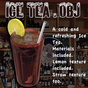 icetea ice tea obj