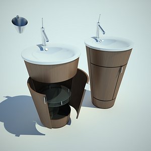 bedside table duravit 3d model