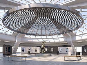 3D lowpoly interior space 14 corona 2014