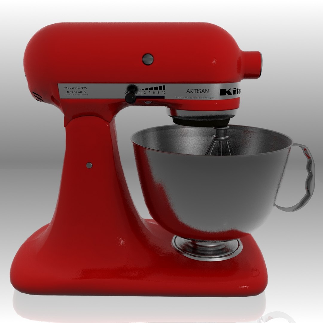 Stand Mixer Kitchen Aid 3d Model