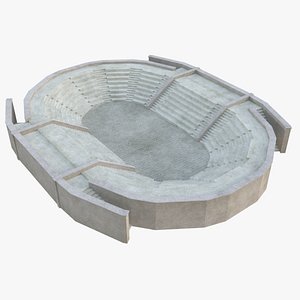 ancient amphitheatre 3D model