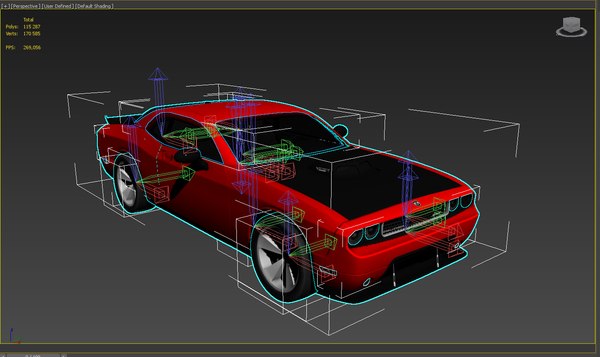 3D model dodge animation car completely - TurboSquid 1404388