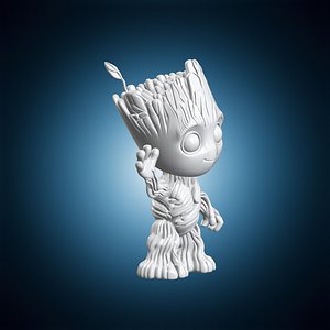 Baby Groot Figure 3D model