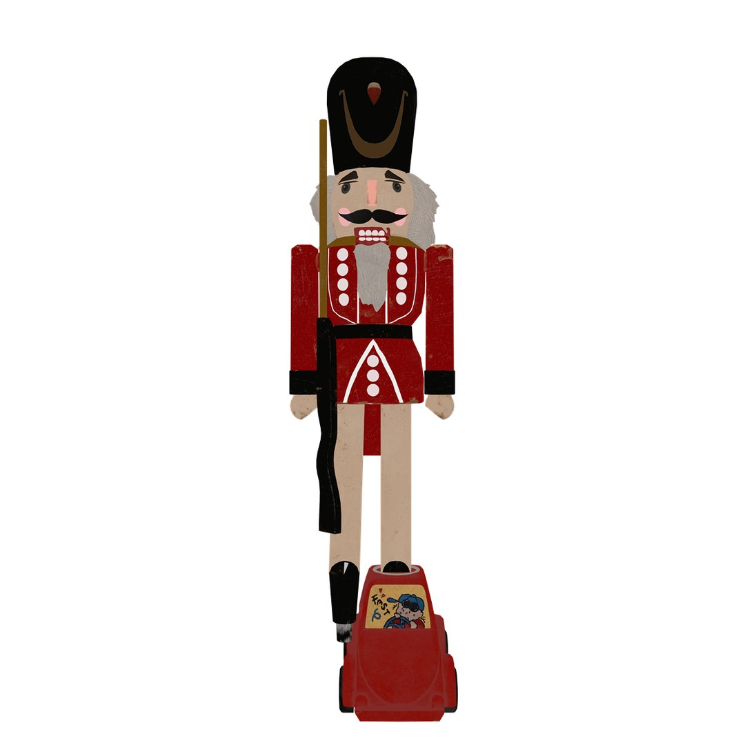 3D Model Game Ready Nutcracker Doll TurboSquid 2060107