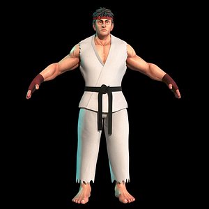 Street fighter - Ryu 3D model