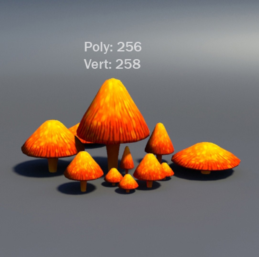 Mushroom Forest Pack 3d Max