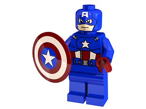 captain america 3d x