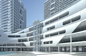 Modern Building 96 model