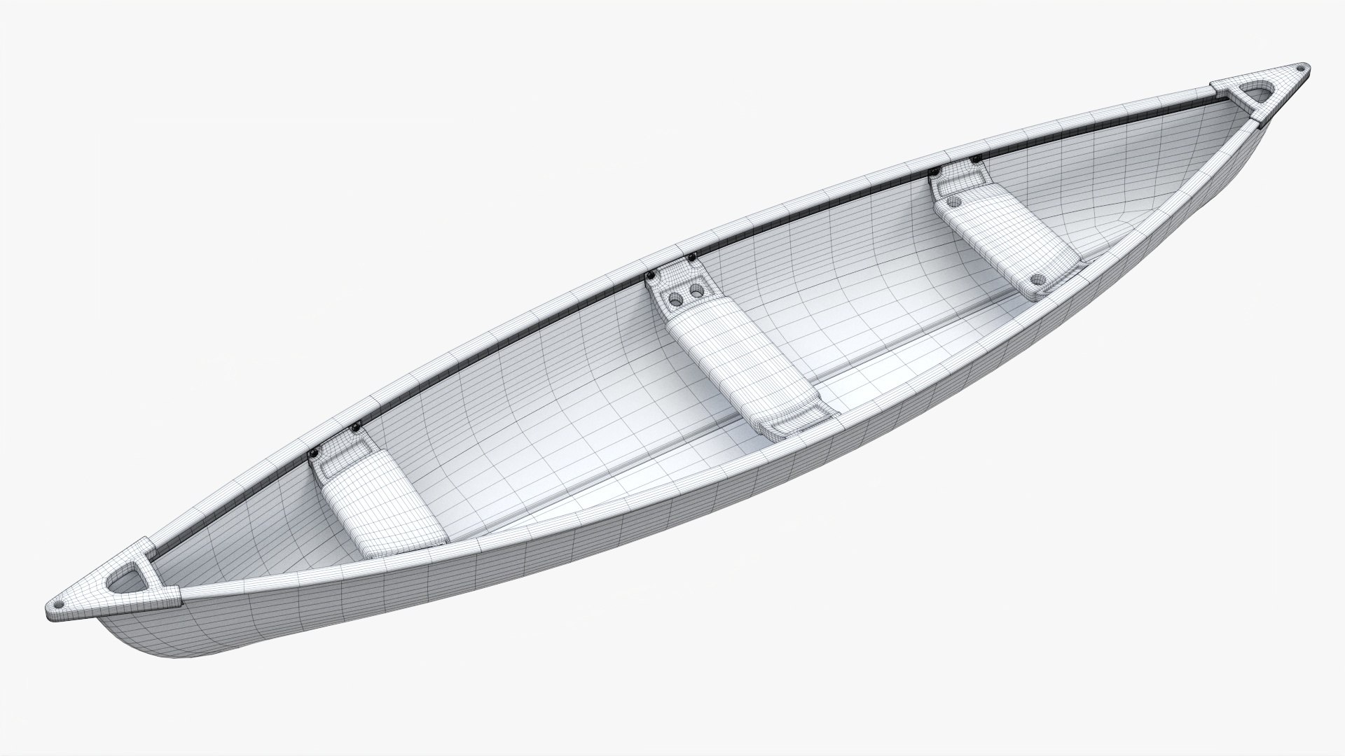 3D Canoe 01 Model - TurboSquid 1760467