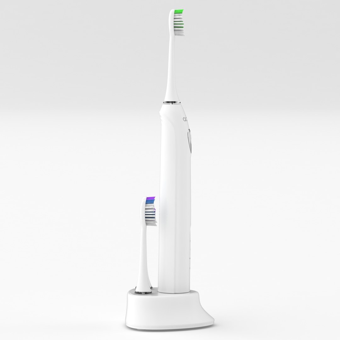3d Model Realistic Electric Toothbrush