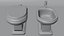 Bathroom Decor Set Elegant Sink and Toilet