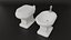 Bathroom Decor Set Elegant Sink and Toilet