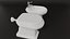 Bathroom Decor Set Elegant Sink and Toilet