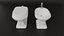 Bathroom Decor Set Elegant Sink and Toilet