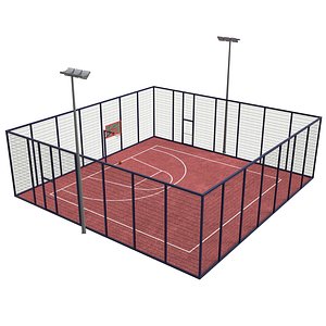 3D Streetball Field model